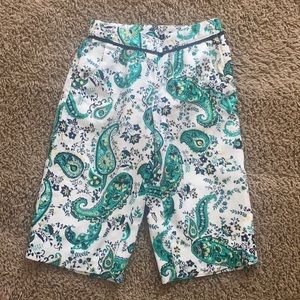 Toddler girls wide leg Capri pants